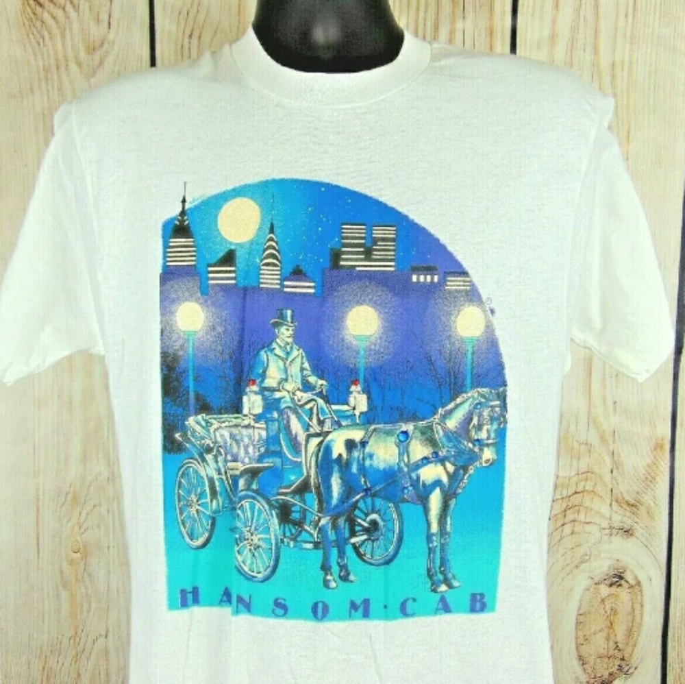 NOS Dead Stock Single Stitch 'NY Hansome Cab'  L